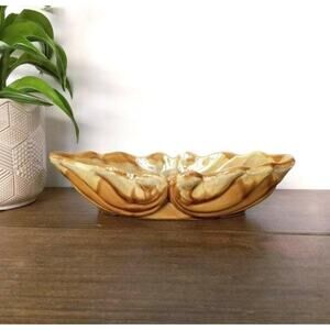 Cal. Style USA Pottery Bowl, Catchall Trinket Dish, Vintage Mid-Century Boho